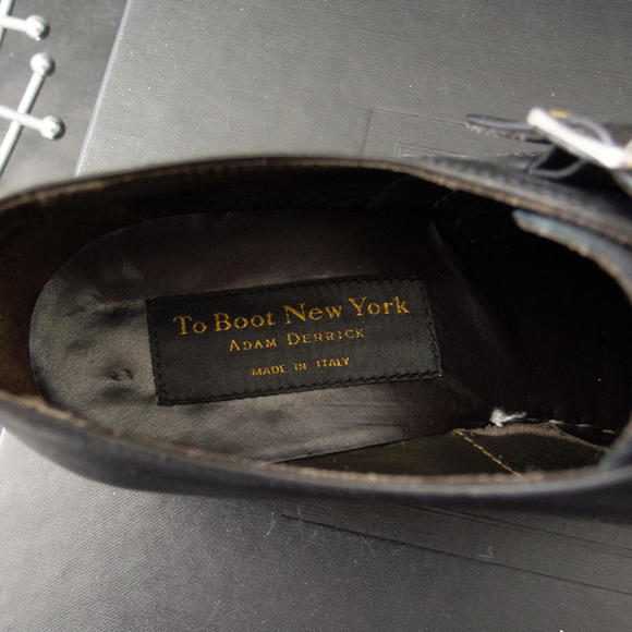 To Boot New York Single Monk Strap Dress Shoes - Picture 2 of 7